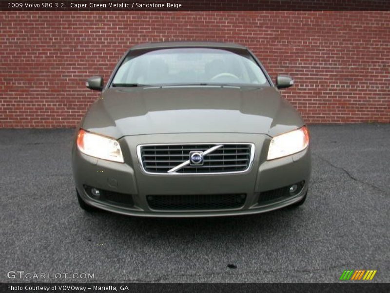 Caper Green Metallic / Sandstone Beige 2009 Volvo S80 3.2