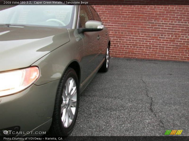 Caper Green Metallic / Sandstone Beige 2009 Volvo S80 3.2