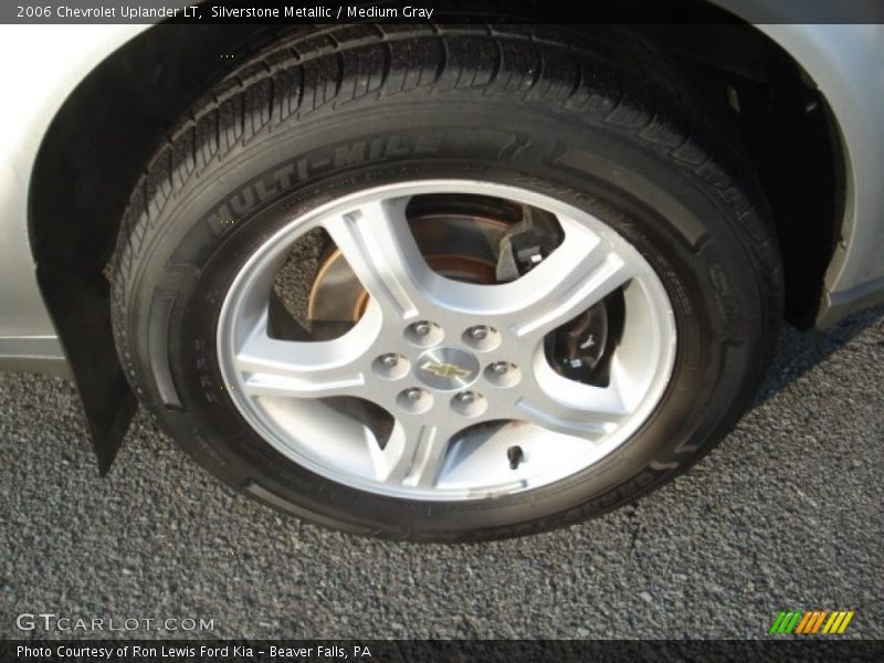 Silverstone Metallic / Medium Gray 2006 Chevrolet Uplander LT