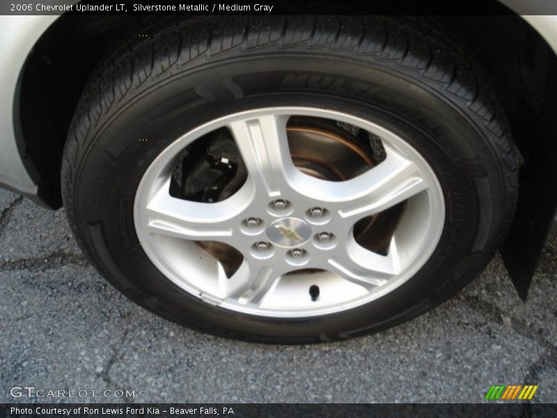 Silverstone Metallic / Medium Gray 2006 Chevrolet Uplander LT