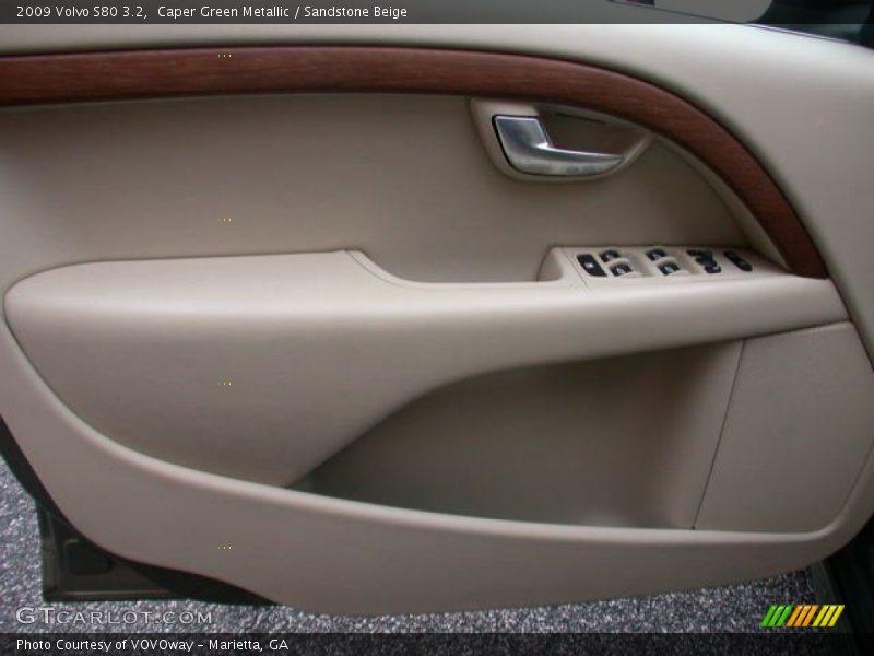 Caper Green Metallic / Sandstone Beige 2009 Volvo S80 3.2