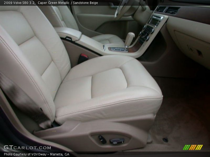Caper Green Metallic / Sandstone Beige 2009 Volvo S80 3.2