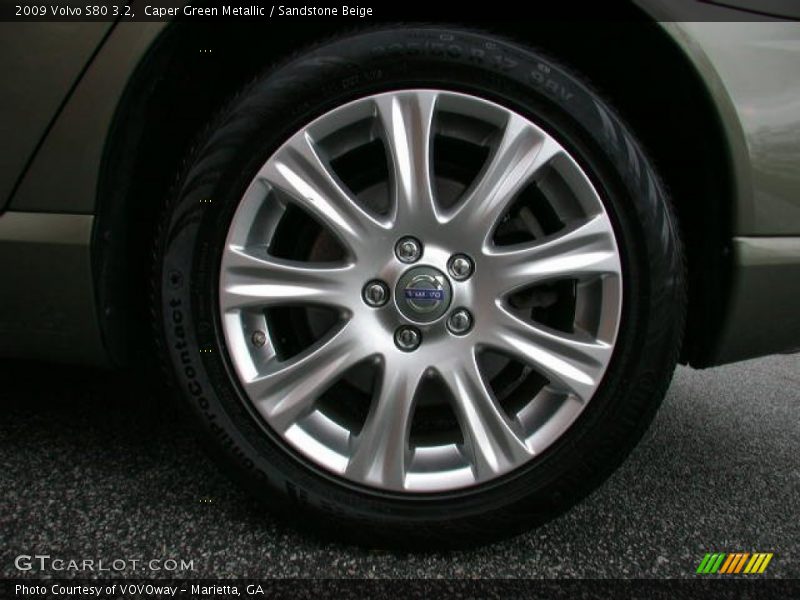 Caper Green Metallic / Sandstone Beige 2009 Volvo S80 3.2