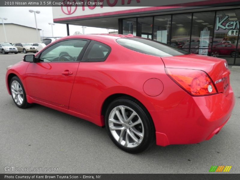 Red Alert / Charcoal 2010 Nissan Altima 3.5 SR Coupe