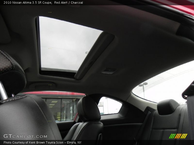 Red Alert / Charcoal 2010 Nissan Altima 3.5 SR Coupe