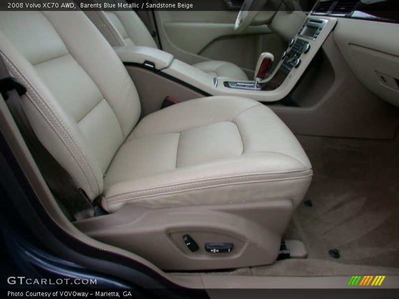 Barents Blue Metallic / Sandstone Beige 2008 Volvo XC70 AWD