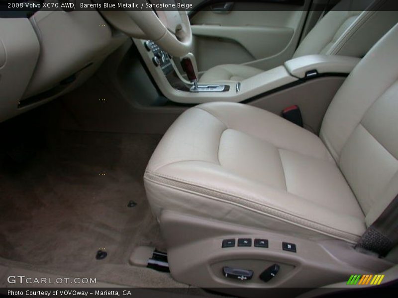 Barents Blue Metallic / Sandstone Beige 2008 Volvo XC70 AWD