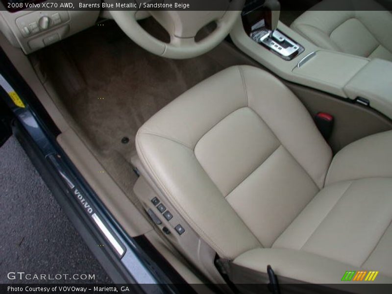 Barents Blue Metallic / Sandstone Beige 2008 Volvo XC70 AWD