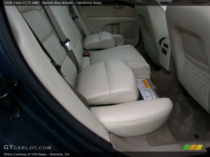 Barents Blue Metallic / Sandstone Beige 2008 Volvo XC70 AWD