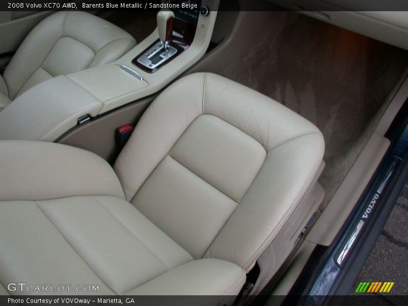 Barents Blue Metallic / Sandstone Beige 2008 Volvo XC70 AWD