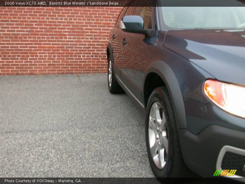 Barents Blue Metallic / Sandstone Beige 2008 Volvo XC70 AWD