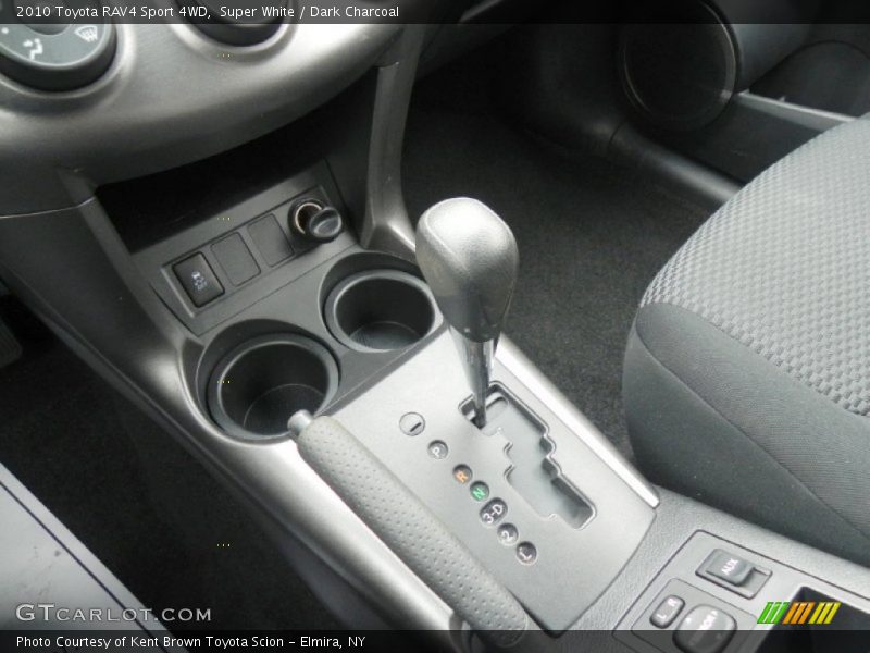Super White / Dark Charcoal 2010 Toyota RAV4 Sport 4WD