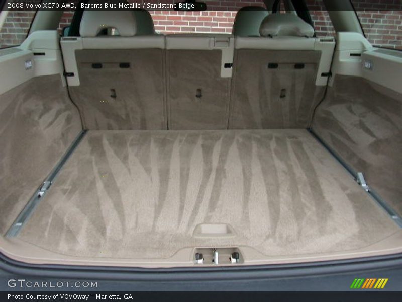 Barents Blue Metallic / Sandstone Beige 2008 Volvo XC70 AWD