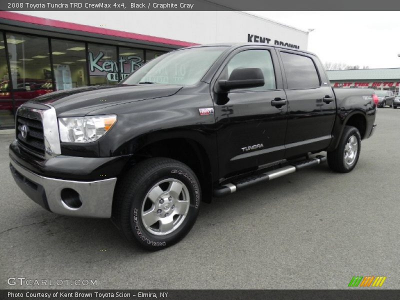 Black / Graphite Gray 2008 Toyota Tundra TRD CrewMax 4x4