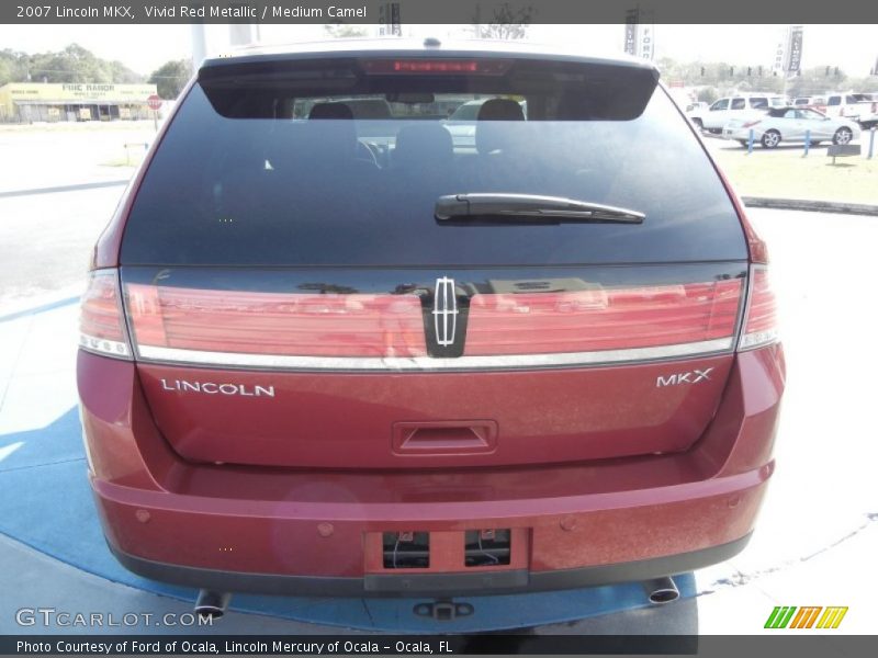 Vivid Red Metallic / Medium Camel 2007 Lincoln MKX