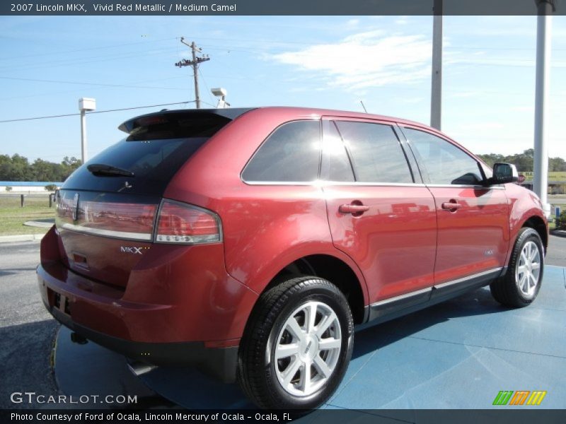 Vivid Red Metallic / Medium Camel 2007 Lincoln MKX
