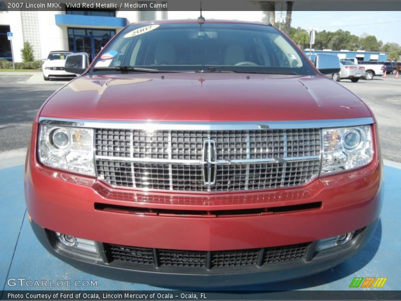Vivid Red Metallic / Medium Camel 2007 Lincoln MKX