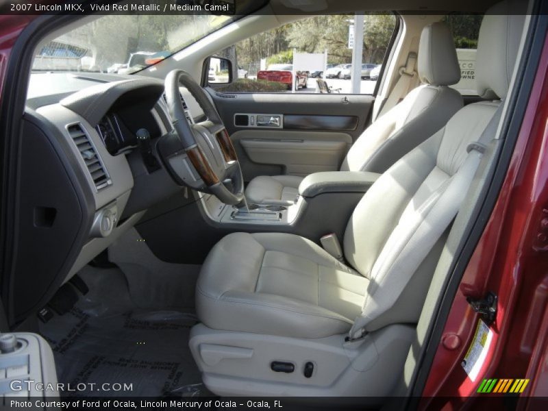 Vivid Red Metallic / Medium Camel 2007 Lincoln MKX