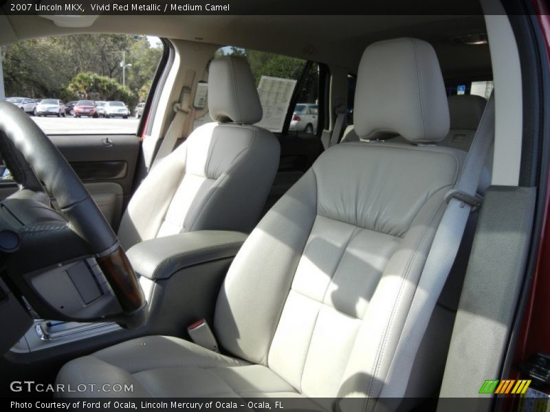 Vivid Red Metallic / Medium Camel 2007 Lincoln MKX