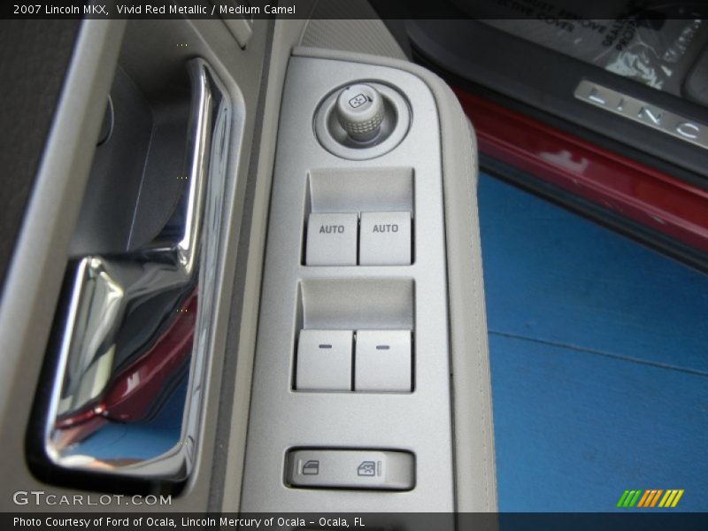Vivid Red Metallic / Medium Camel 2007 Lincoln MKX