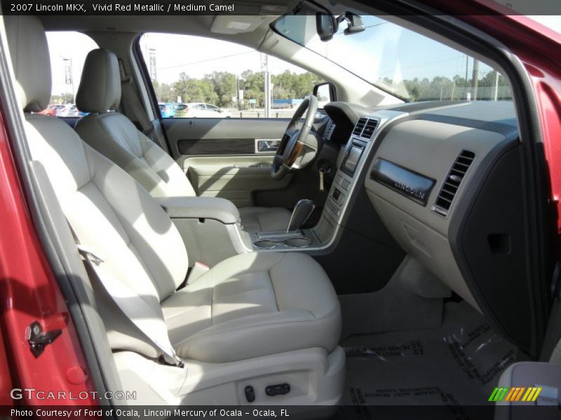 Vivid Red Metallic / Medium Camel 2007 Lincoln MKX