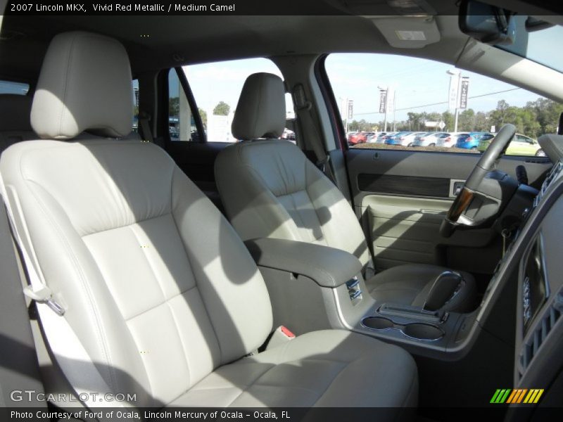 Vivid Red Metallic / Medium Camel 2007 Lincoln MKX