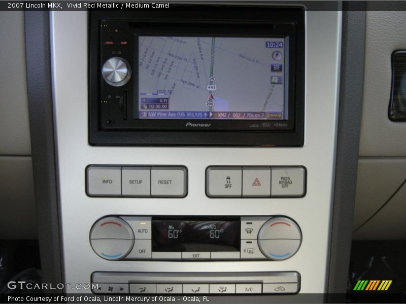 Vivid Red Metallic / Medium Camel 2007 Lincoln MKX