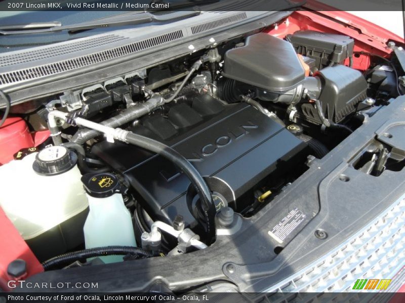 Vivid Red Metallic / Medium Camel 2007 Lincoln MKX