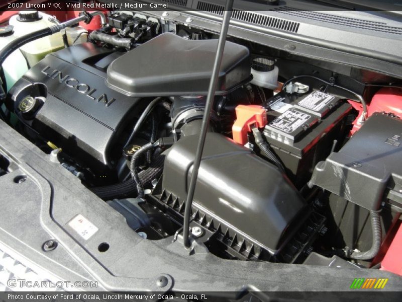 Vivid Red Metallic / Medium Camel 2007 Lincoln MKX