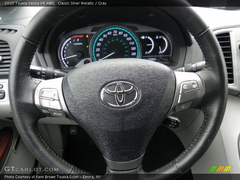 Classic Silver Metallic / Gray 2010 Toyota Venza V6 AWD