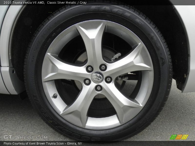 Classic Silver Metallic / Gray 2010 Toyota Venza V6 AWD