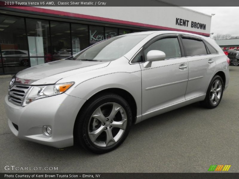 Classic Silver Metallic / Gray 2010 Toyota Venza V6 AWD