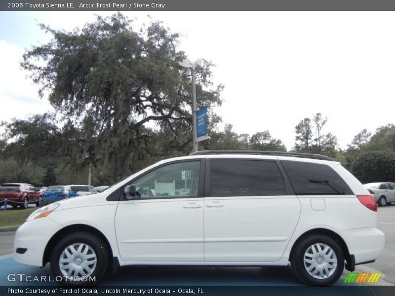 Arctic Frost Pearl / Stone Gray 2006 Toyota Sienna LE