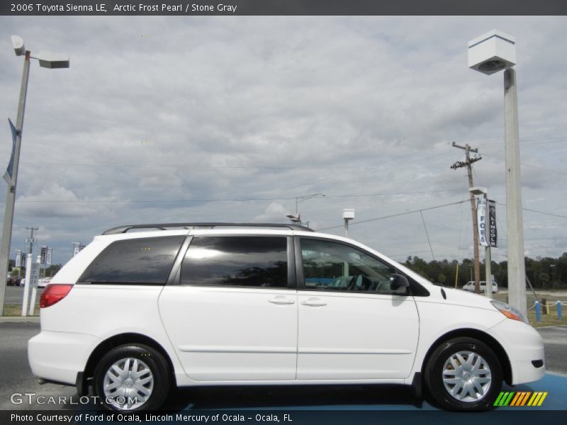 Arctic Frost Pearl / Stone Gray 2006 Toyota Sienna LE