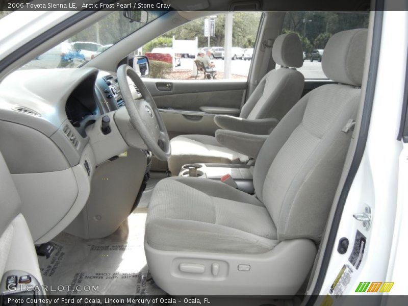 Arctic Frost Pearl / Stone Gray 2006 Toyota Sienna LE