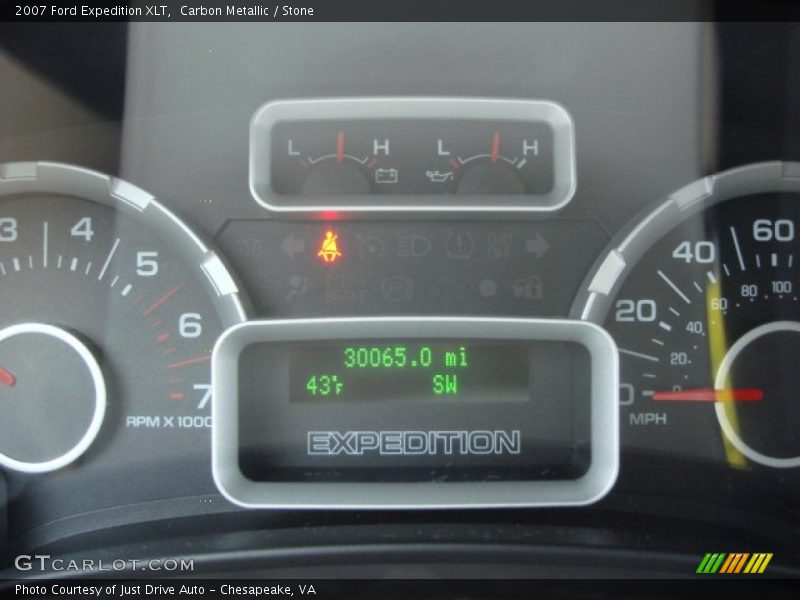 Carbon Metallic / Stone 2007 Ford Expedition XLT