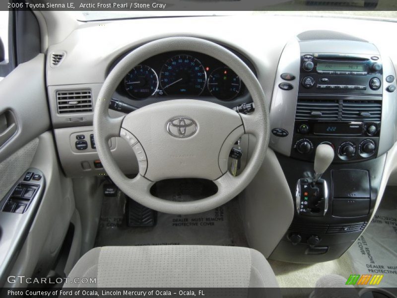Arctic Frost Pearl / Stone Gray 2006 Toyota Sienna LE