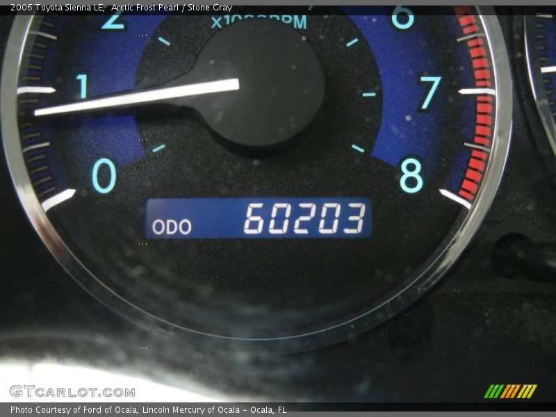 Arctic Frost Pearl / Stone Gray 2006 Toyota Sienna LE