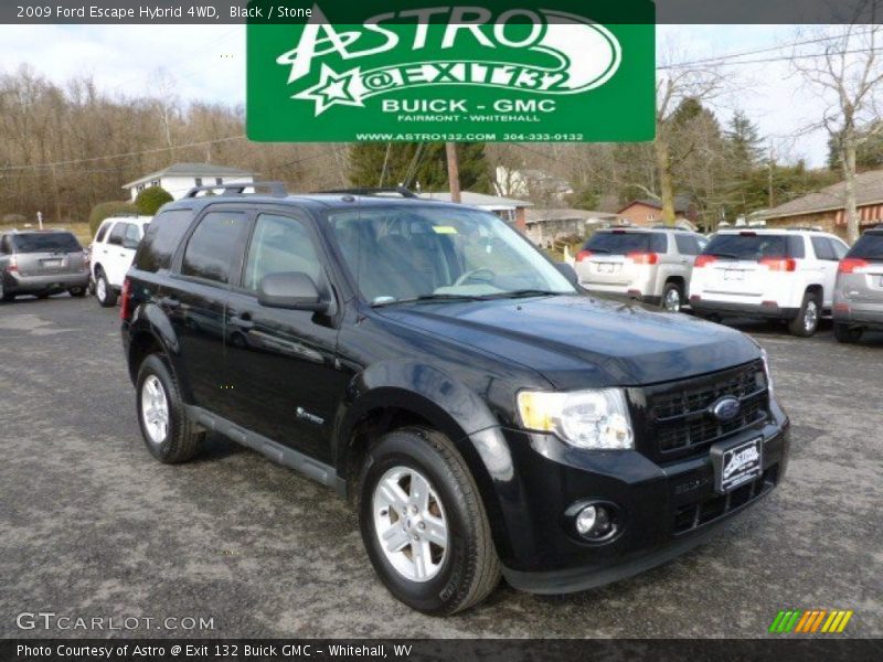 Black / Stone 2009 Ford Escape Hybrid 4WD