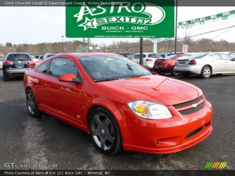 Victory Red / Ebony 2006 Chevrolet Cobalt SS Supercharged Coupe