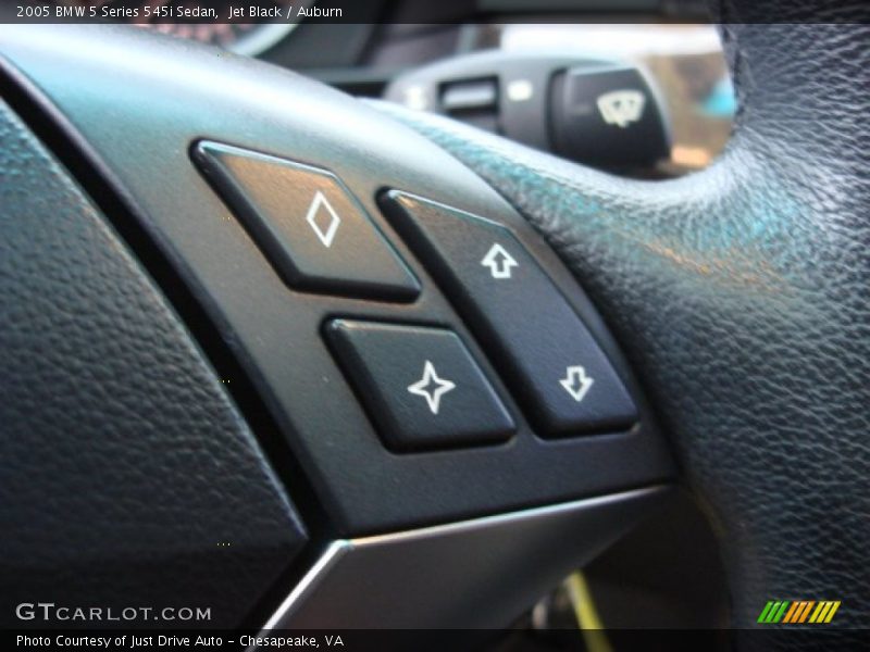 Jet Black / Auburn 2005 BMW 5 Series 545i Sedan