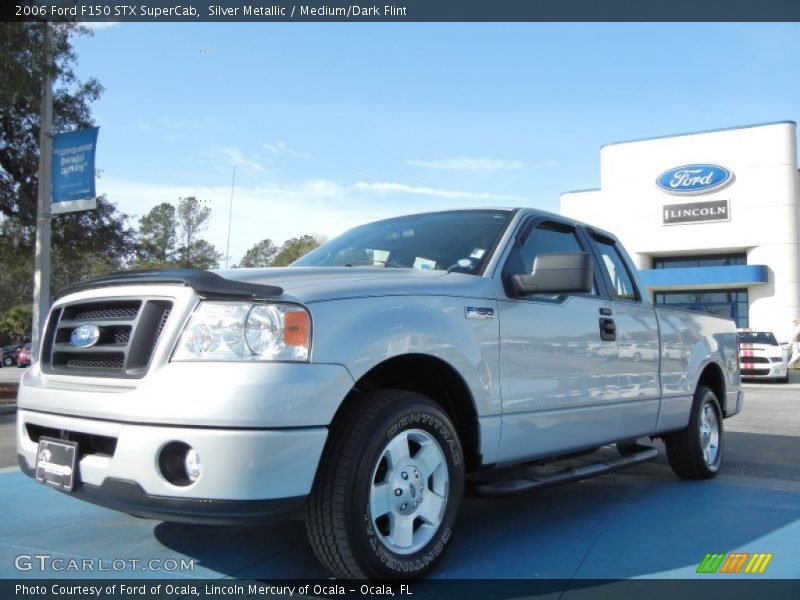 Silver Metallic / Medium/Dark Flint 2006 Ford F150 STX SuperCab