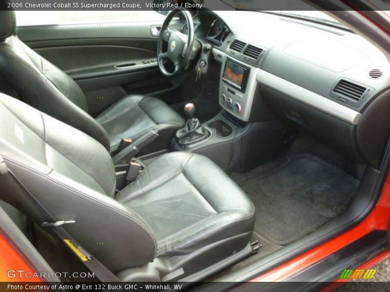  2006 Cobalt SS Supercharged Coupe Ebony Interior