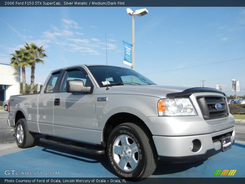 Silver Metallic / Medium/Dark Flint 2006 Ford F150 STX SuperCab