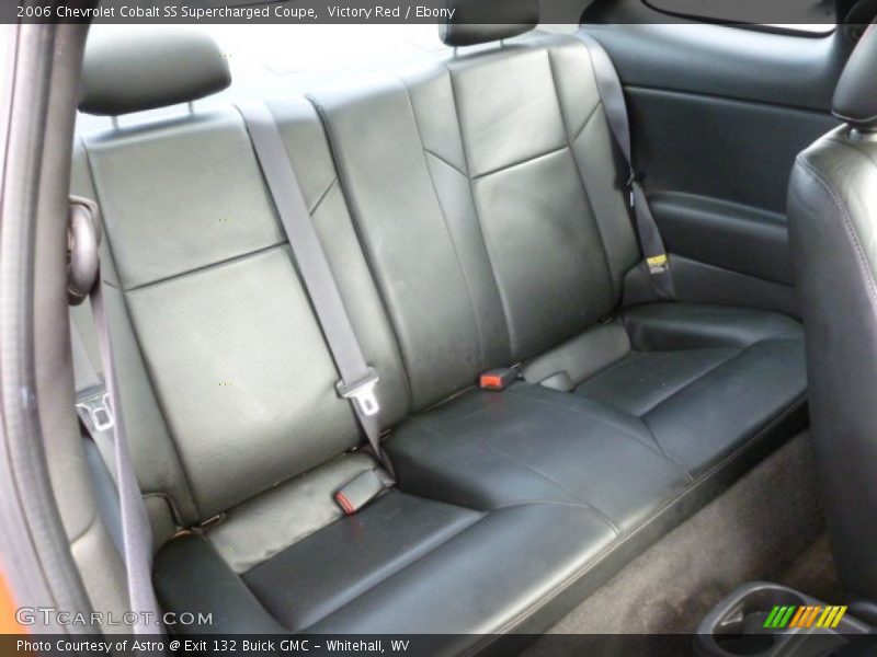 Rear Seat of 2006 Cobalt SS Supercharged Coupe
