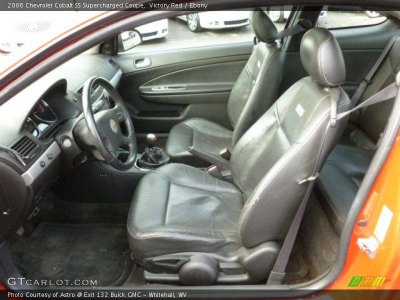  2006 Cobalt SS Supercharged Coupe Ebony Interior