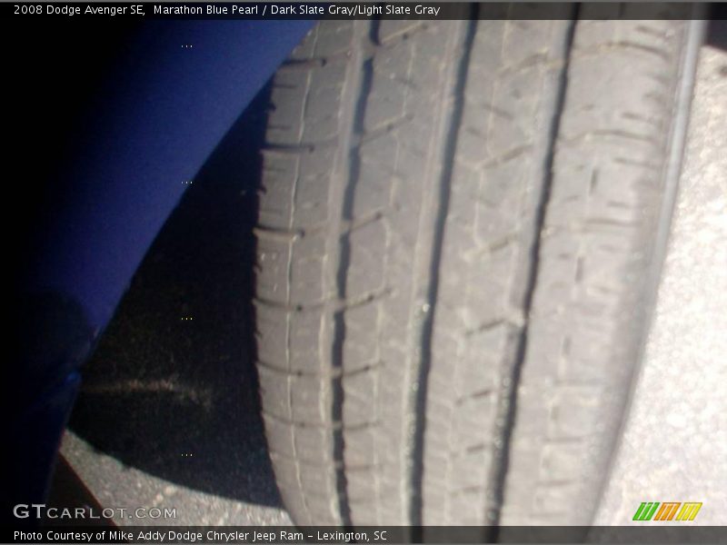 Marathon Blue Pearl / Dark Slate Gray/Light Slate Gray 2008 Dodge Avenger SE