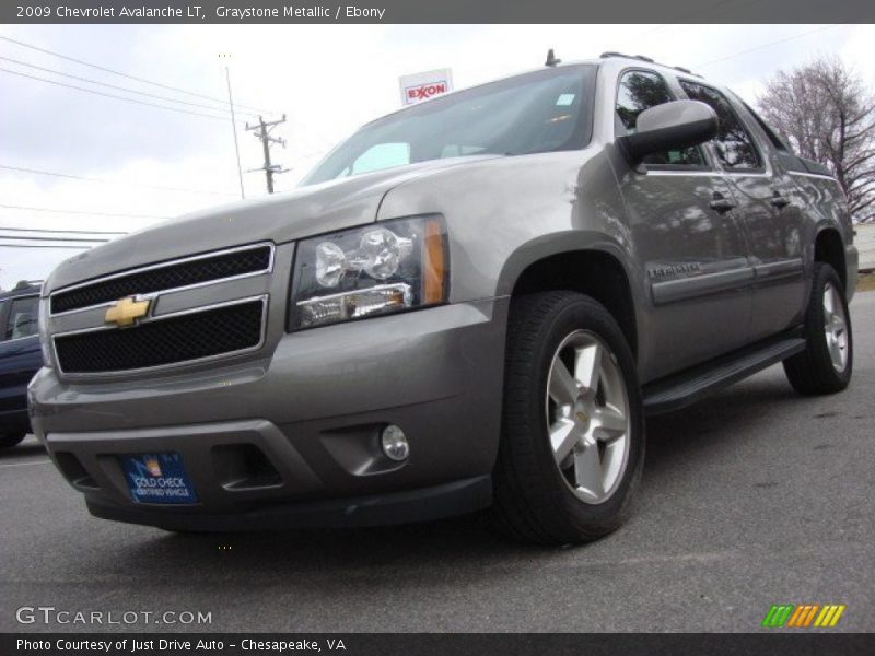 Graystone Metallic / Ebony 2009 Chevrolet Avalanche LT
