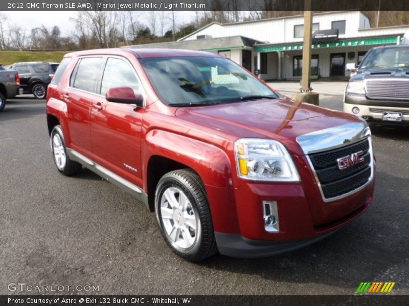 Merlot Jewel Metallic / Light Titanium 2012 GMC Terrain SLE AWD