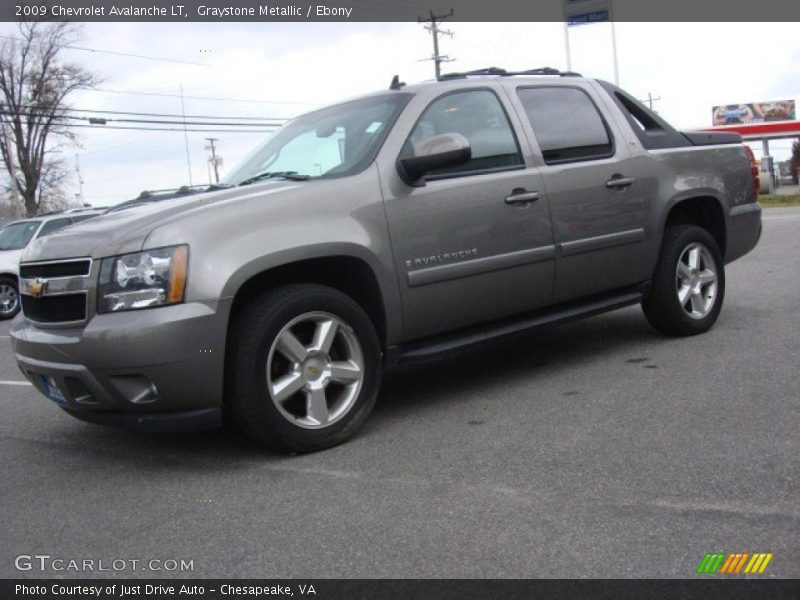 Graystone Metallic / Ebony 2009 Chevrolet Avalanche LT